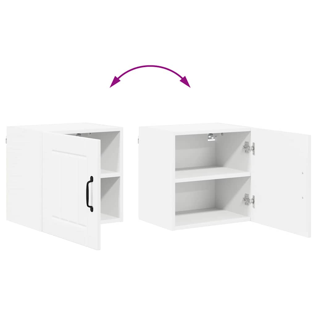 Dulap suspendat de bucatarie Alb 40 x 31 x 40 cm Lemn compozit — imaginea 12