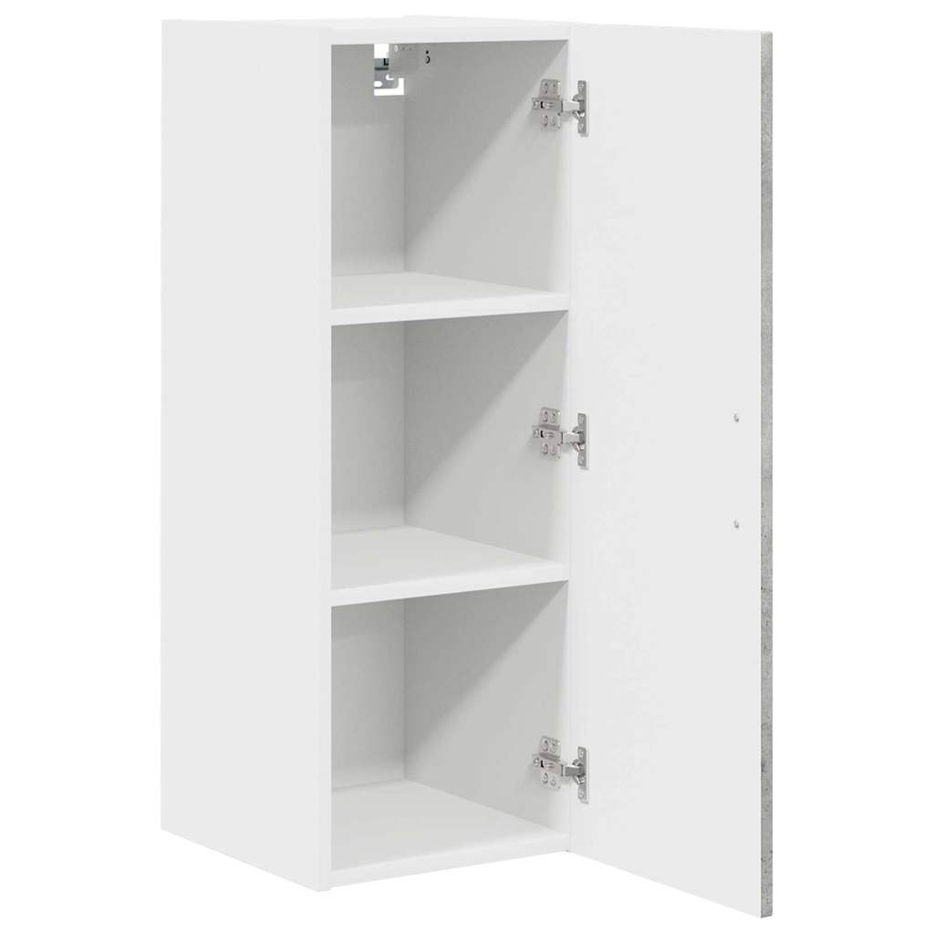 Dulap suspendat de bucatarie Gri din beton 30 x 31 x 80 cm — imaginea 6