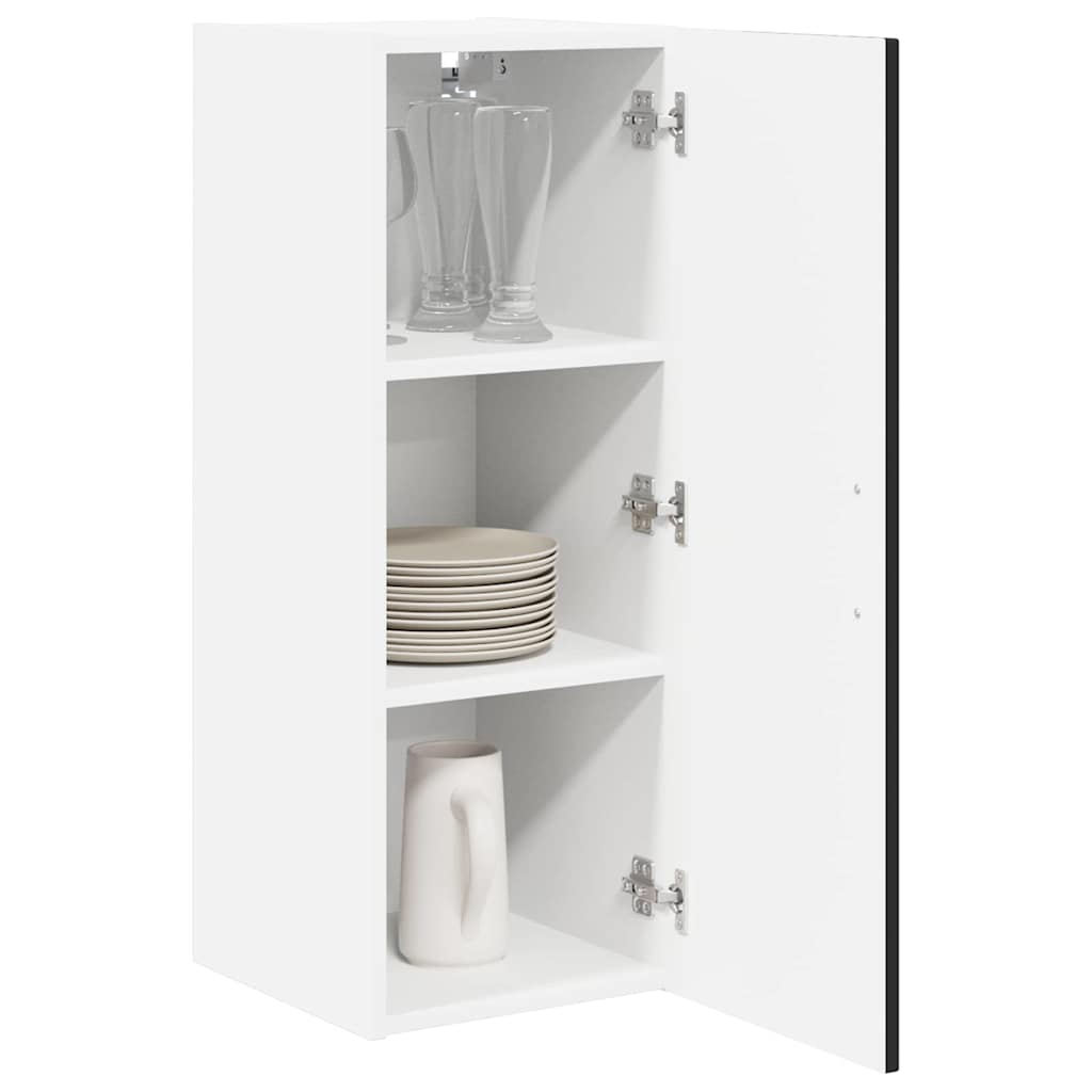 Dulap suspendat de bucatarie 2 pcs Negru 30 x 31 x 80 cm — imaginea 4