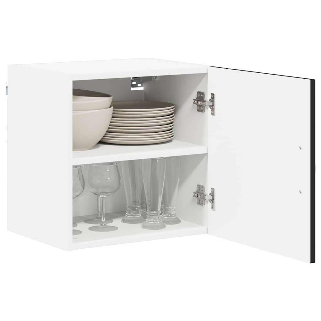 Dulap suspendat de bucatarie cu raft Negru 40 x 31 x 40 cm — imaginea 4