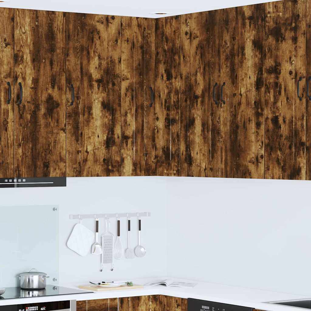 Dulap suspendat de bucatarie Stejar fumuriu 57 x 57 x 100 cm — imaginea 2