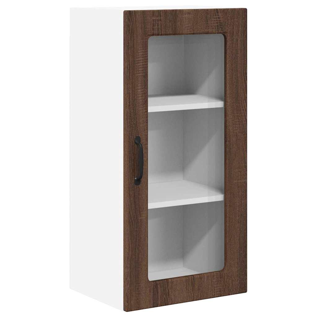 Dulap suspendat de bucatarie Stejar inchis 40 x 31 x 80 cm