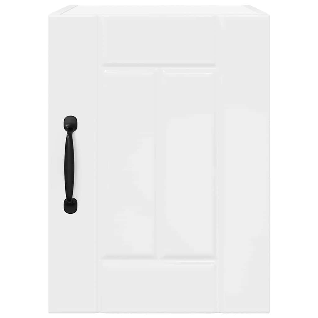 Dulap suspendat de bucatarie cu raft Alb lucios 30 x 31 x 40 cm — imaginea 7