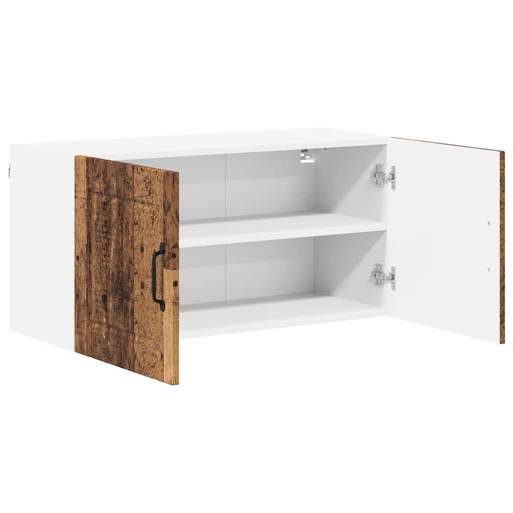 Dulap suspendat de bucatarie cu raft Lemn Vechi 80 x 31 x 40 cm — imaginea 6