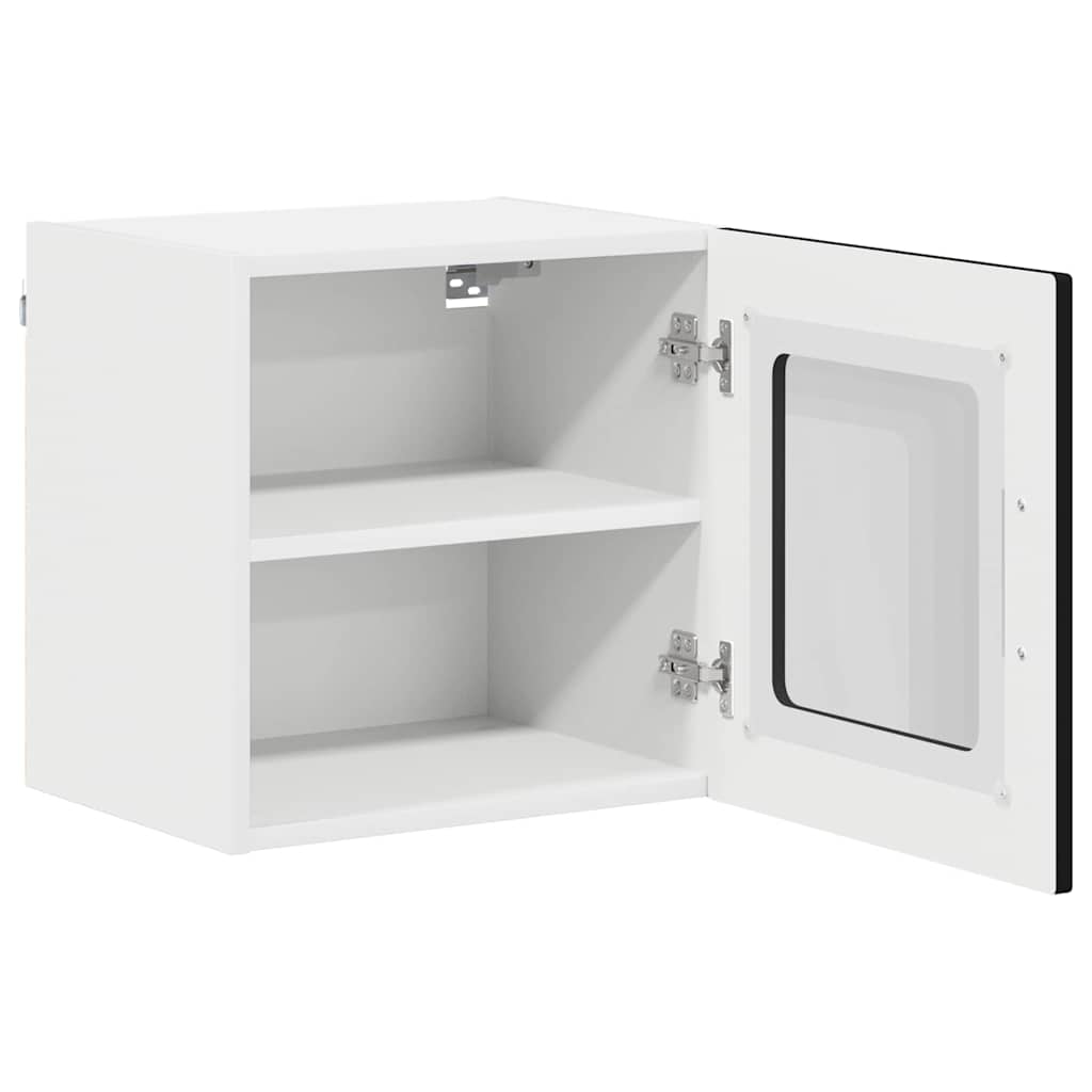 Dulap suspendat de bucatarie cu raft Negru 40 x 31 x 40 cm — imaginea 6