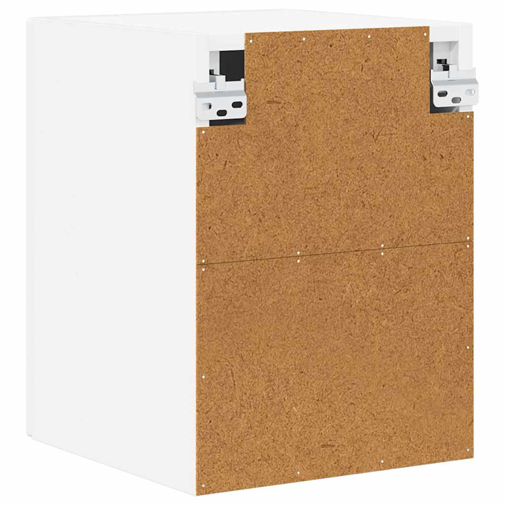 Dulap suspendat de bucatarie cu raft Alb lucios 30 x 31 x 40 cm — imaginea 9