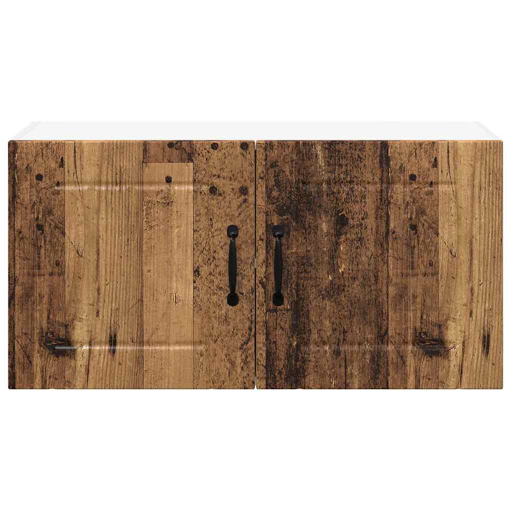 Dulap suspendat de bucatarie cu raft Lemn Vechi 80 x 31 x 40 cm — imaginea 7