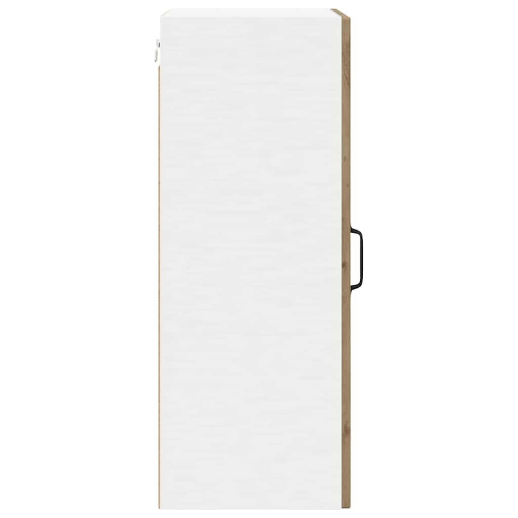 Dulap suspendat de bucatarie cu raft 2 pcs Stejar Artizanal — imaginea 9