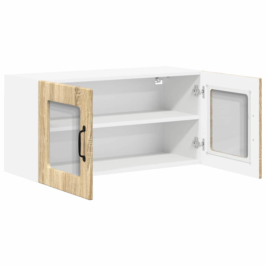 Dulap suspendat de bucatarie Stejar Sonoma 80 x 31 x 40 cm — imaginea 6