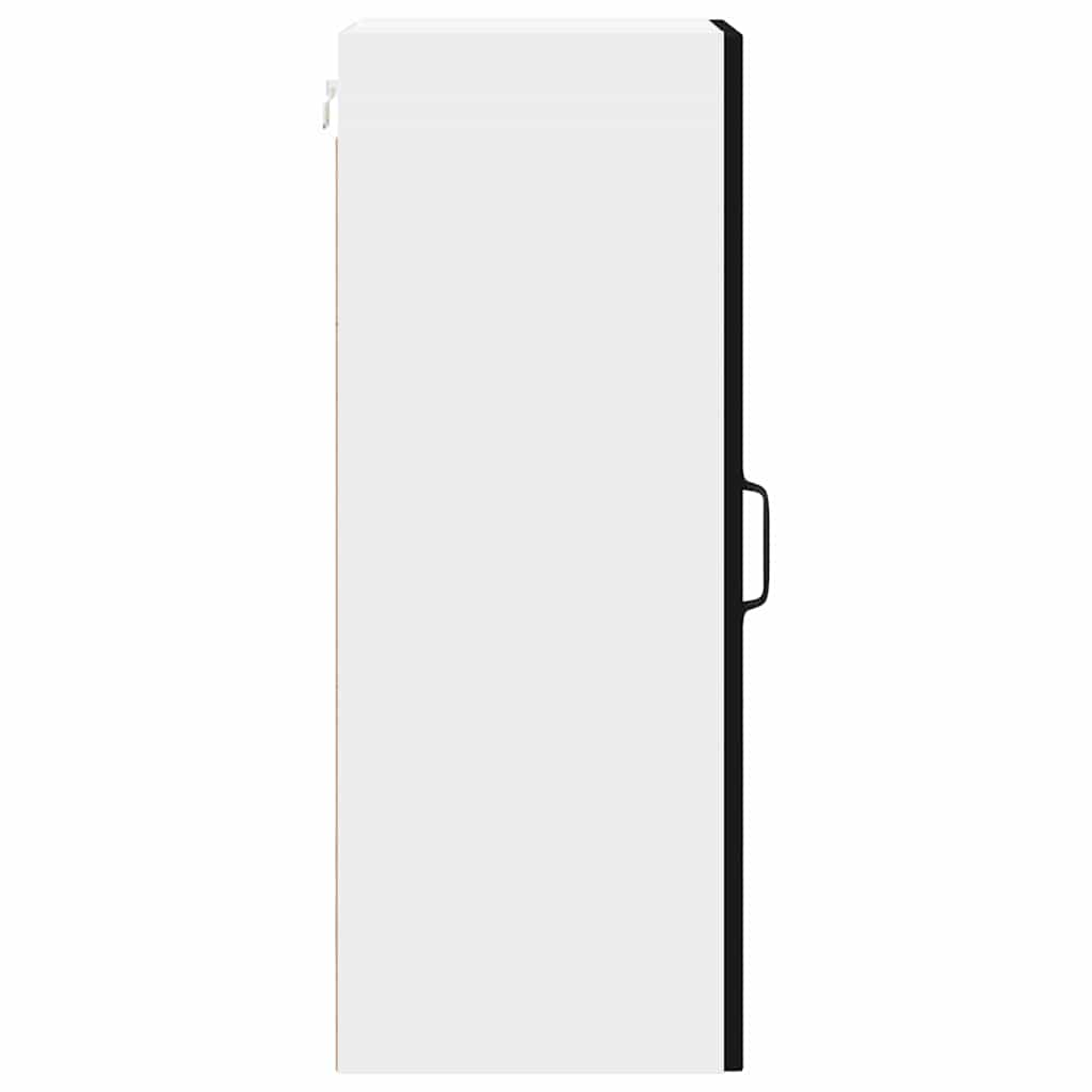 Dulap suspendat de bucatarie 2 pcs Negru 30 x 31 x 80 cm — imaginea 9