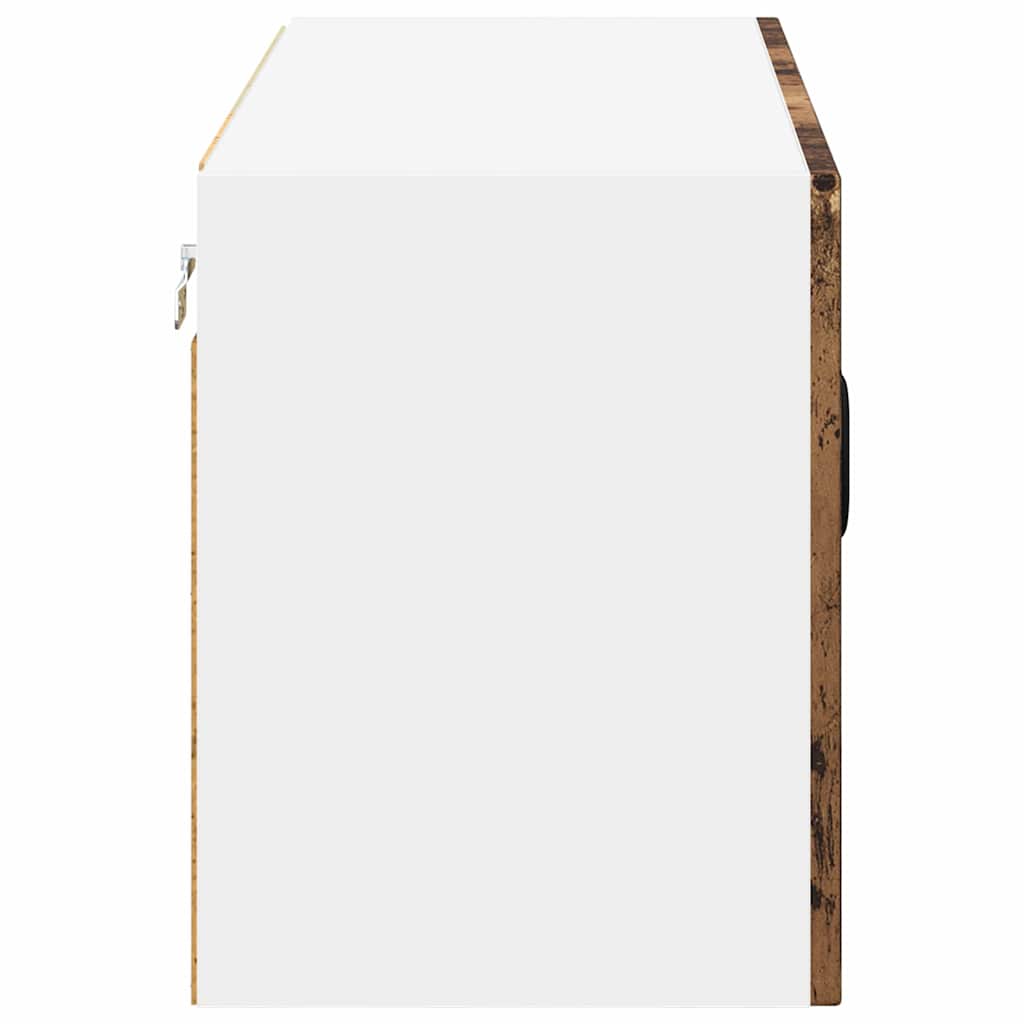 Dulap suspendat de bucatarie cu raft Lemn Vechi 80 x 31 x 40 cm — imaginea 8