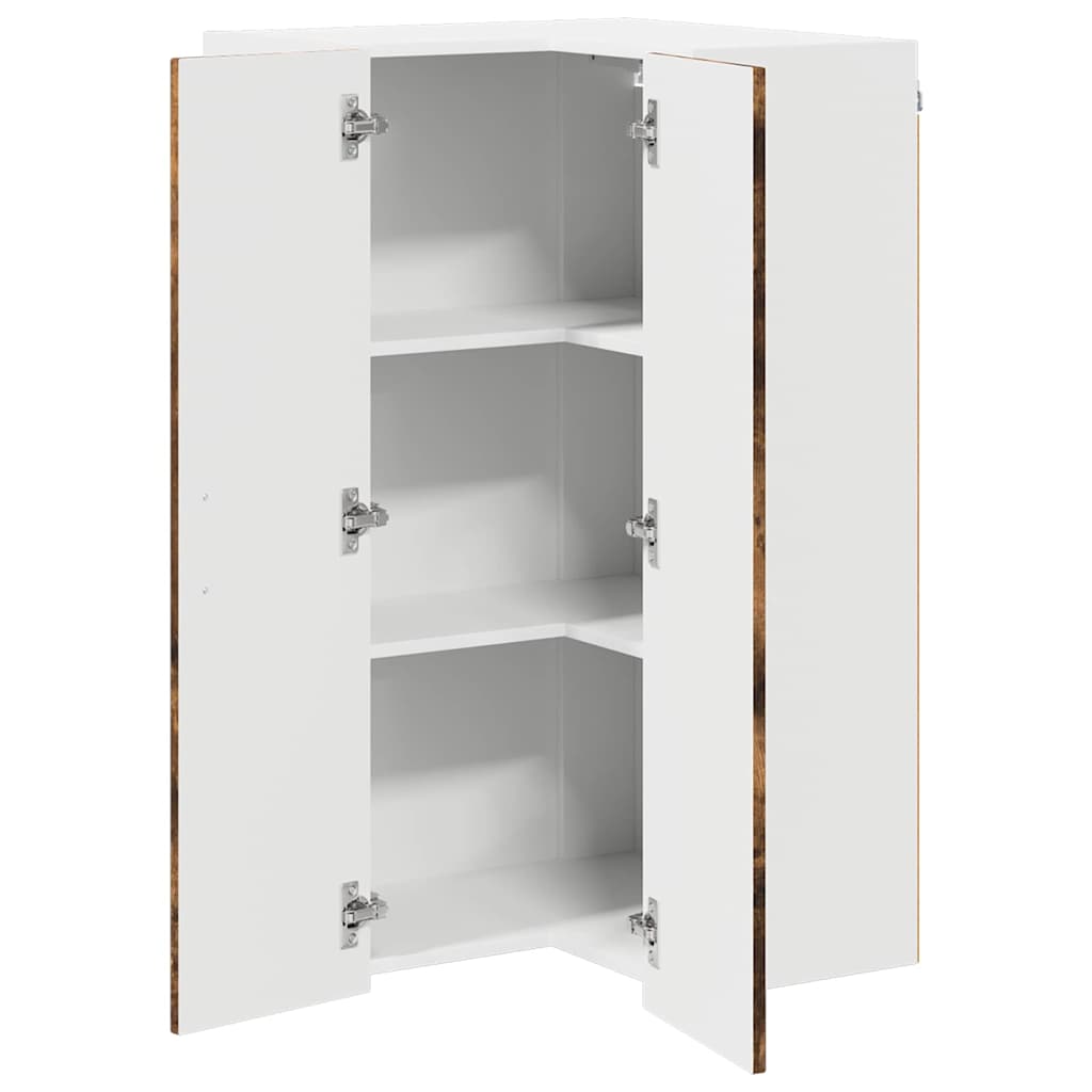 Dulap suspendat de bucatarie Stejar fumuriu 57 x 57 x 100 cm — imaginea 6