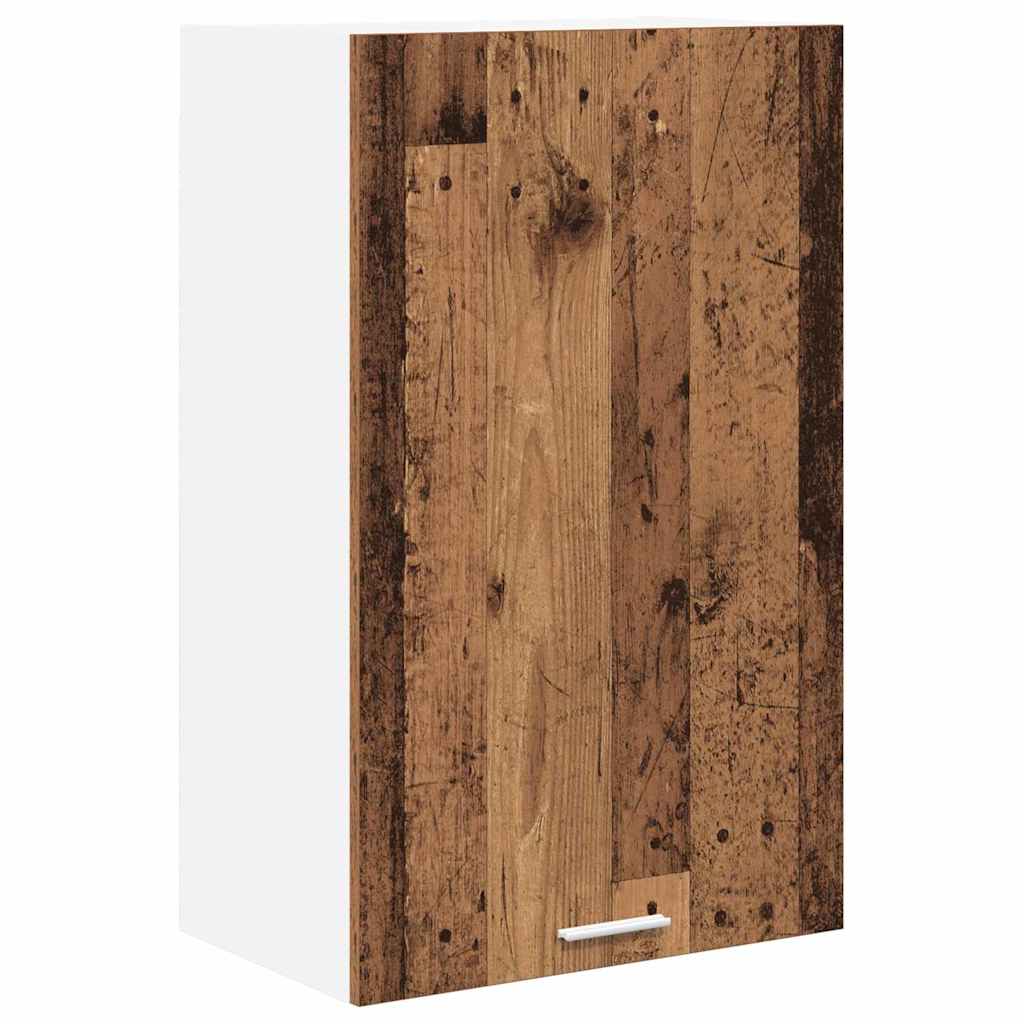 Dulap suspendat cu raft Riga Lemn vechi si Alb 50 x 31 x 80 cm