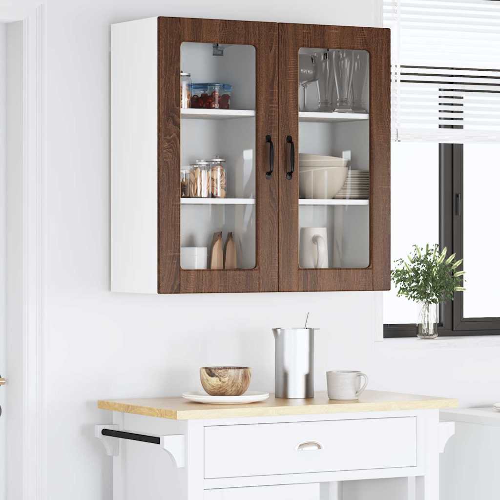 Dulap suspendat de bucatarie Stejar inchis 40 x 31 x 80 cm — imaginea 5