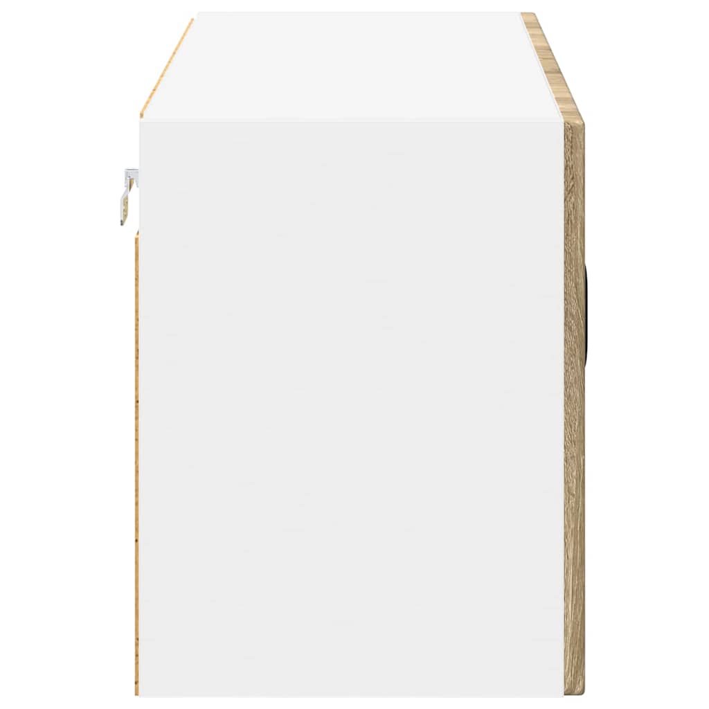Dulap suspendat de bucatarie Stejar Sonoma 80 x 31 x 40 cm — imaginea 8