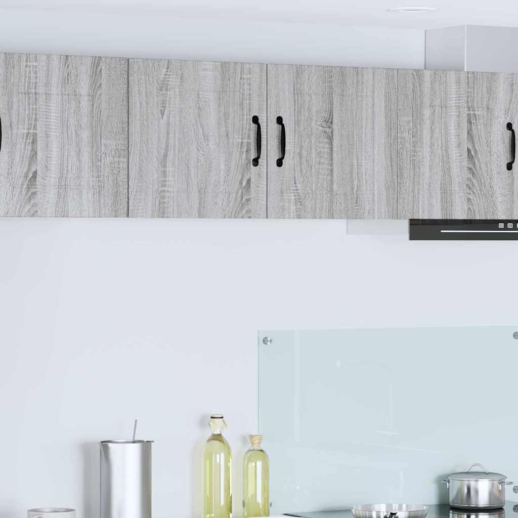 Dulap suspendat de bucatarie 2 pcs Gri Sonoma 40 x 31 x 40 cm — imaginea 2