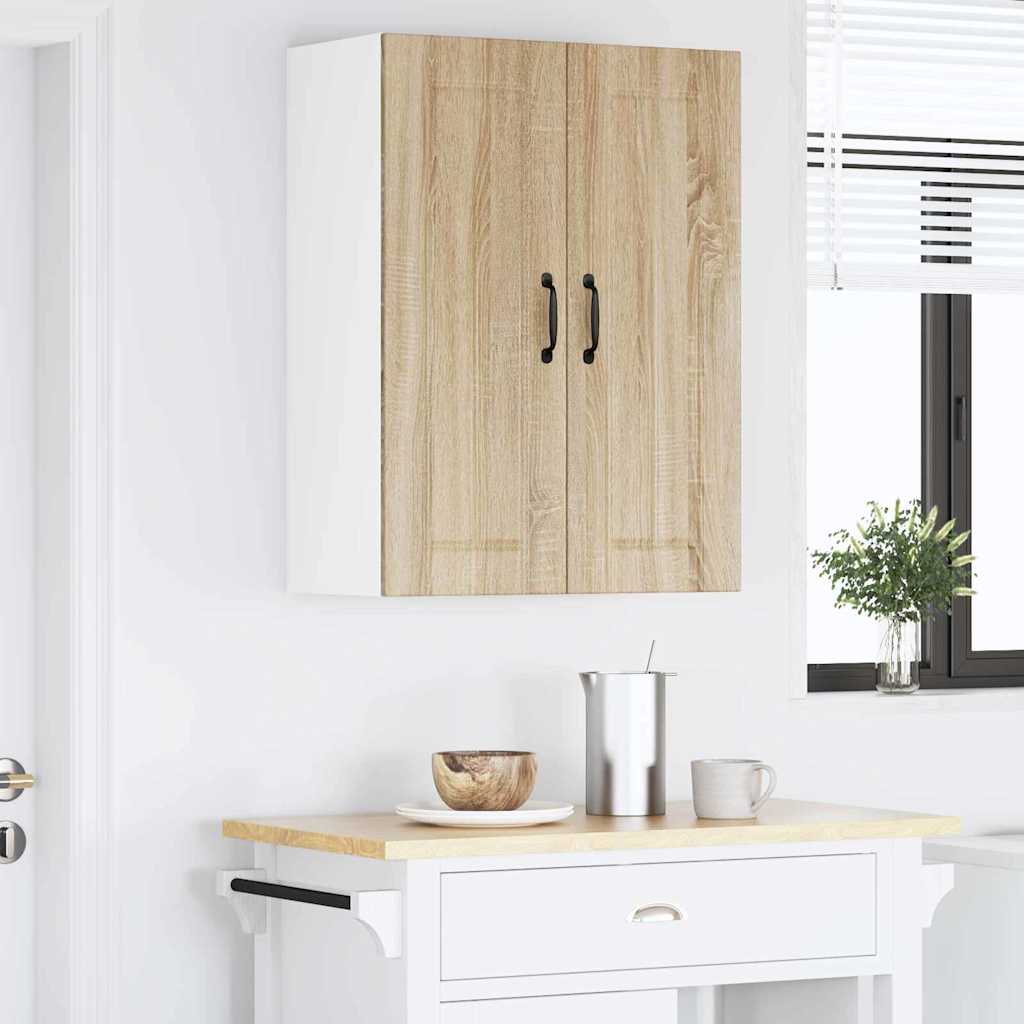 Dulap suspendat de bucatarie Stejar Sonoma 60 x 31 x 80 cm — imaginea 5