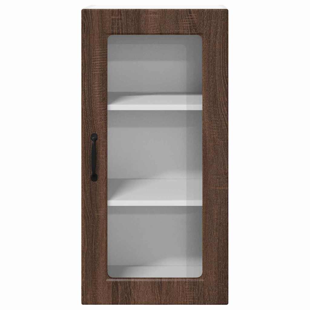 Dulap suspendat de bucatarie Stejar inchis 40 x 31 x 80 cm — imaginea 7