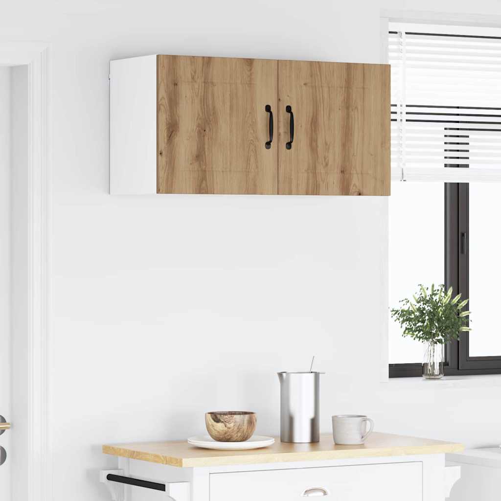 Dulap suspendat de bucatarie Stejar Artizanal 40 x 31 x 40 cm — imaginea 5