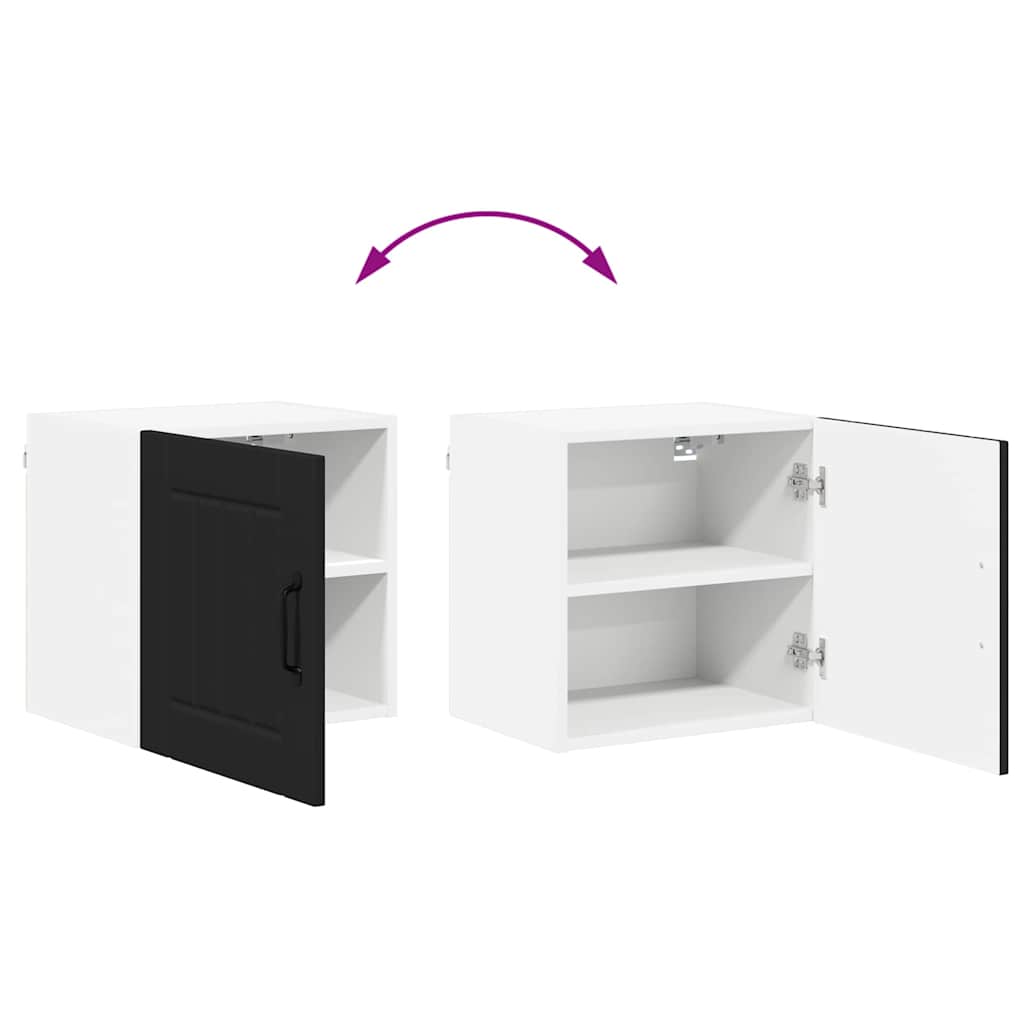 Dulap suspendat de bucatarie cu raft Negru 40 x 31 x 40 cm — imaginea 12