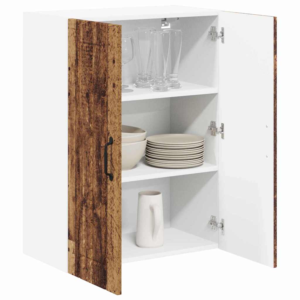 Dulap suspendat de bucatarie cu raft Lemn Vechi 60 x 31 x 80 cm — imaginea 4