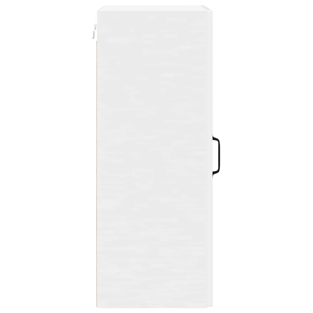 Dulap suspendat de bucatarie cu raft Alb lucios 40 x 31 x 80 cm — imaginea 8