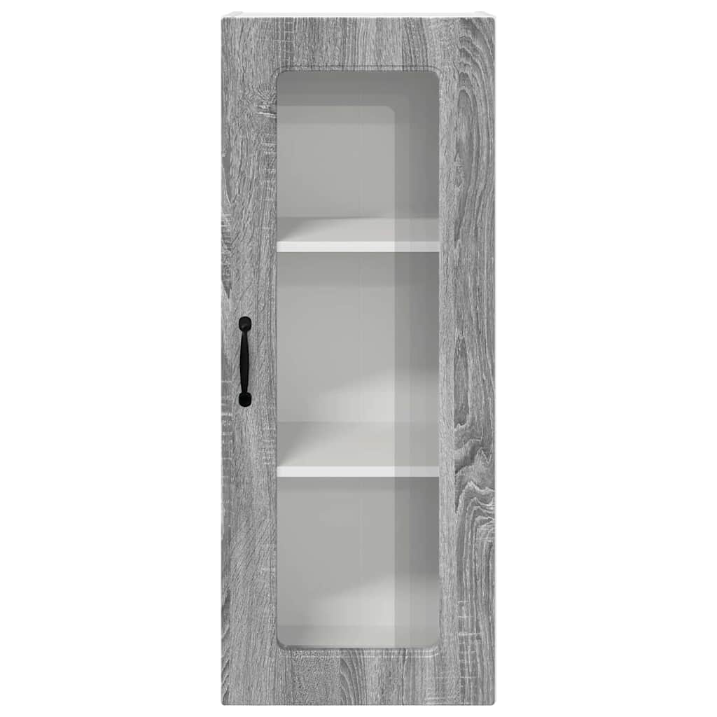 Dulap suspendat de bucatarie cu usa Gri Sonoma 40 x 31 x 100 cm — imaginea 7