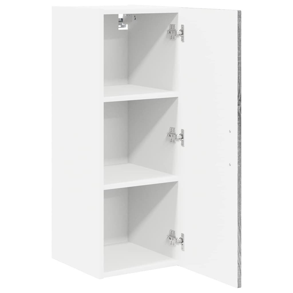 Dulap suspendat de bucatarie 2 pcs Gri Sonoma 30 x 31 x 80 cm — imaginea 7