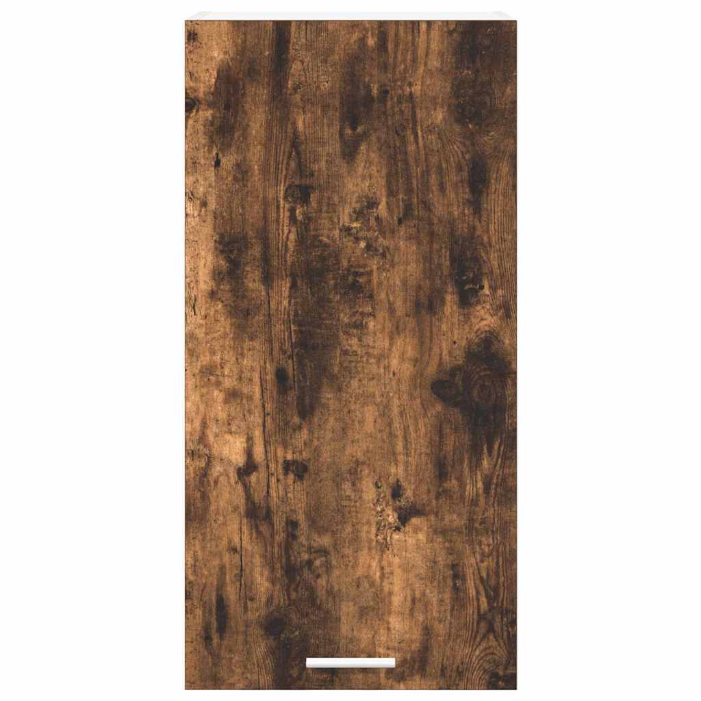 Dulap suspendat Riga Stejar afumat si alb 40 x 31 x 80 cm — imaginea 7