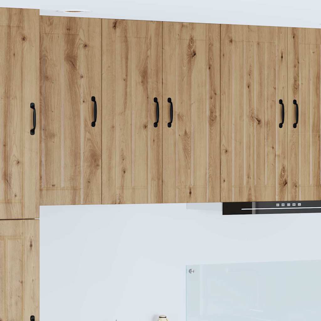 Dulap suspendat de bucatarie Stejar Artizanal 60 x 31 x 80 cm — imaginea 2