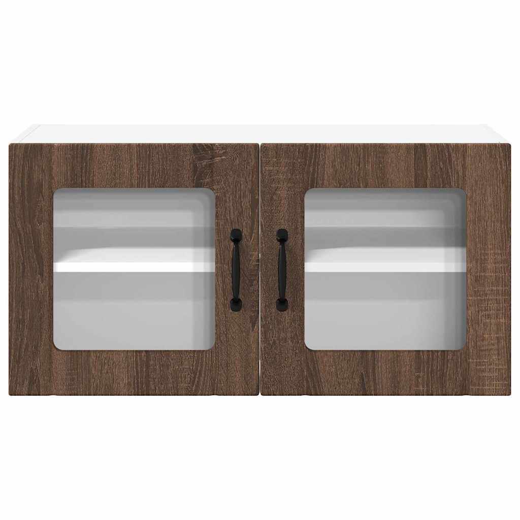 Dulap suspendat de bucatarie Stejar inchis 80 x 31 x 40 cm — imaginea 7