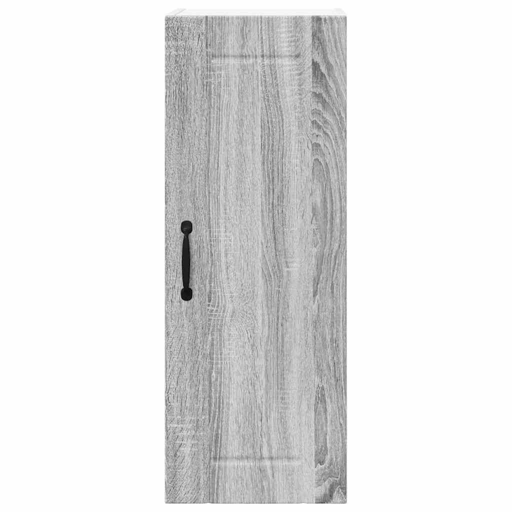 Dulap suspendat de bucatarie 2 pcs Gri Sonoma 30 x 31 x 80 cm — imaginea 8