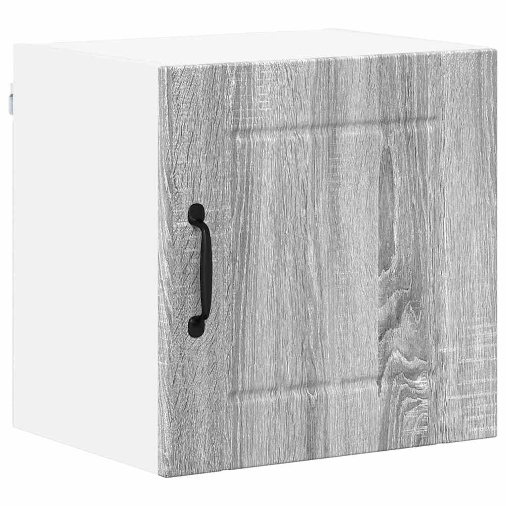 Dulap suspendat de bucatarie 2 pcs Gri Sonoma 40 x 31 x 40 cm — imaginea 6