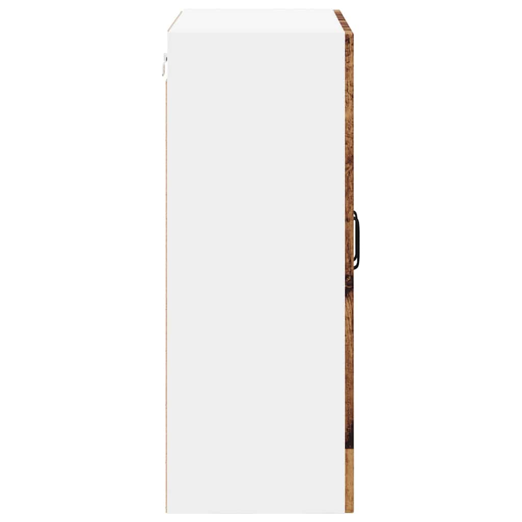 Dulap suspendat de bucatarie cu raft Lemn Vechi 60 x 31 x 80 cm — imaginea 8