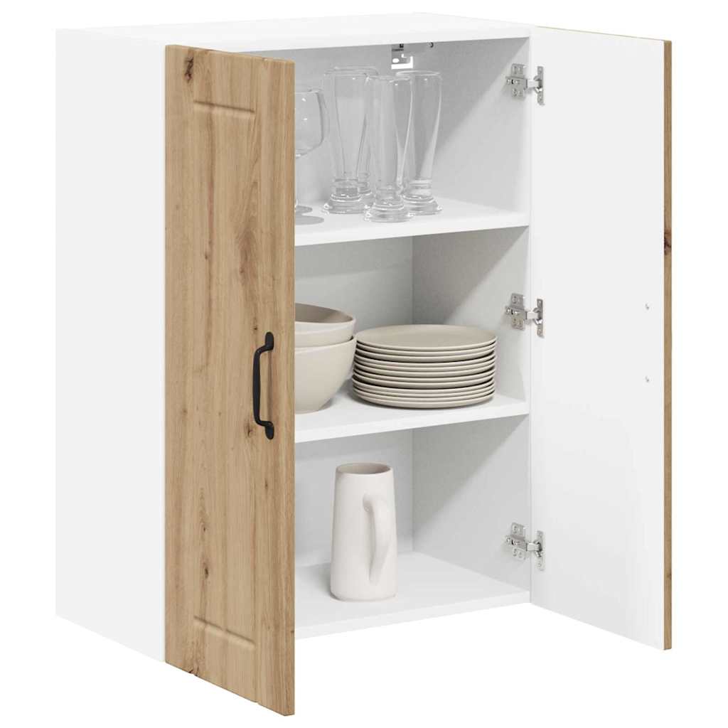 Dulap suspendat de bucatarie Stejar Artizanal 60 x 31 x 80 cm — imaginea 4