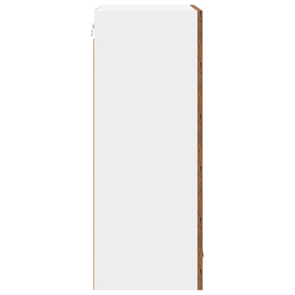 Dulap suspendat cu raft Riga Lemn vechi si Alb 50 x 31 x 80 cm — imaginea 8
