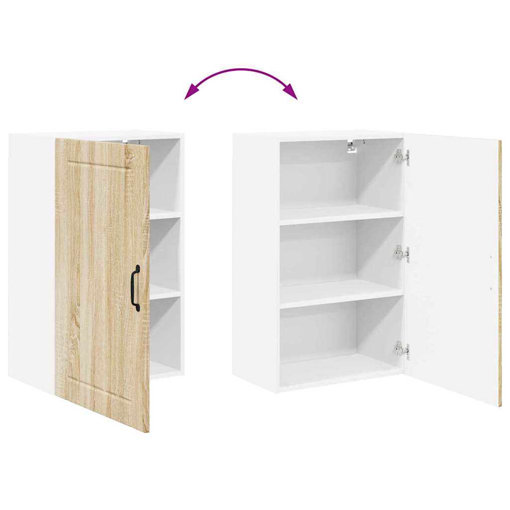 Dulap suspendat de bucatarie Stejar Sonoma 50 x 31 x 80 cm — imaginea 12