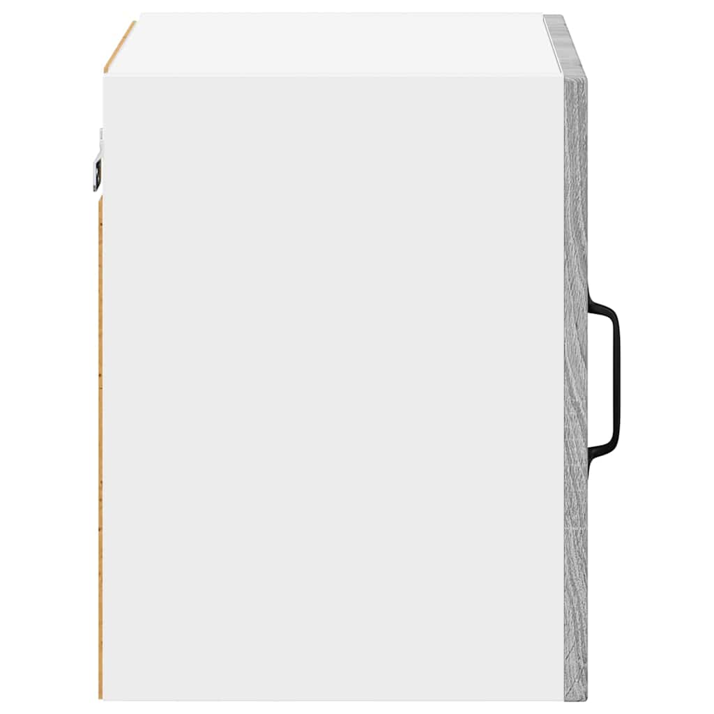 Dulap suspendat de bucatarie 2 pcs Gri Sonoma 40 x 31 x 40 cm — imaginea 9