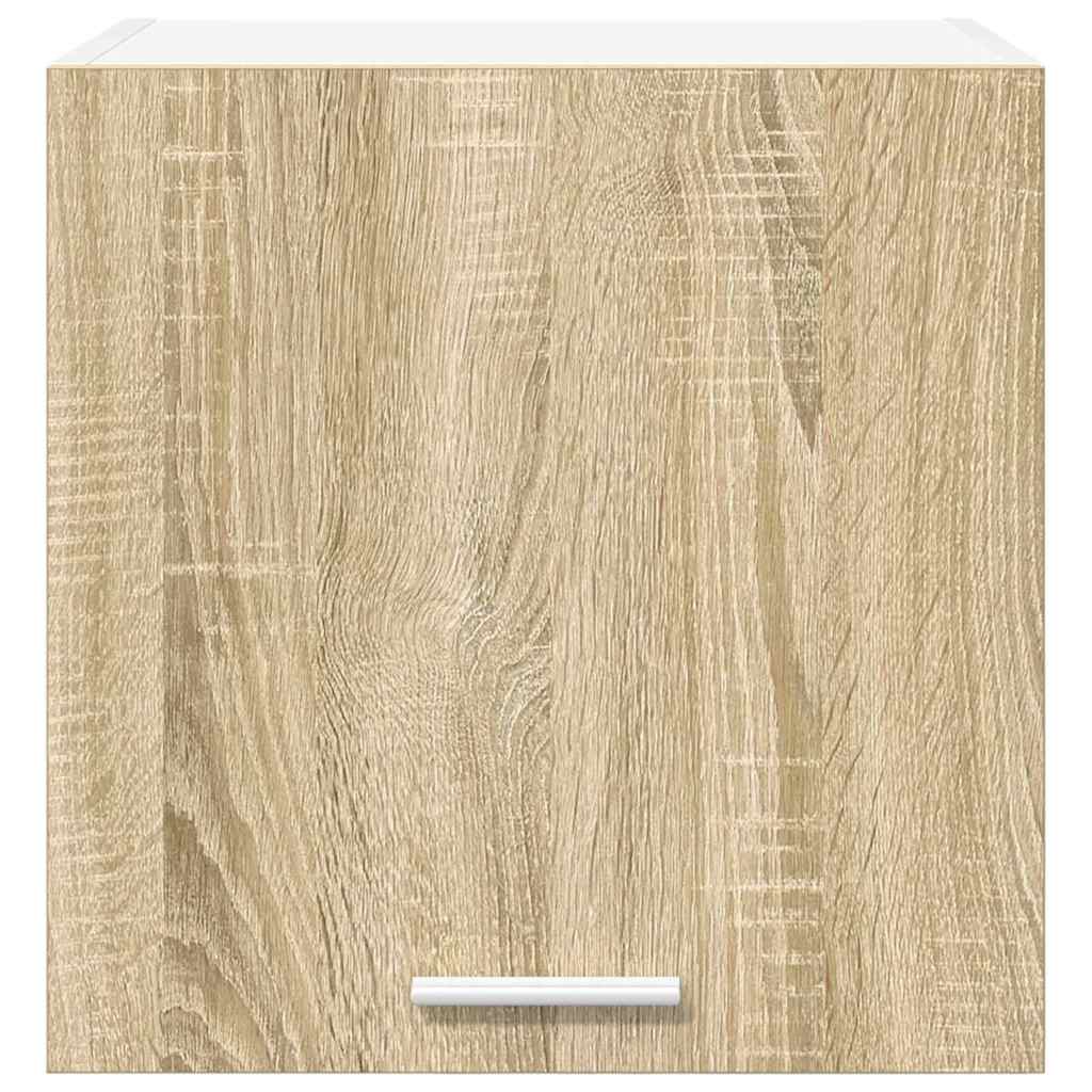Dulap suspendat Riga Stejar Sonoma si Alb 40 x 31 x 40 cm — imaginea 7