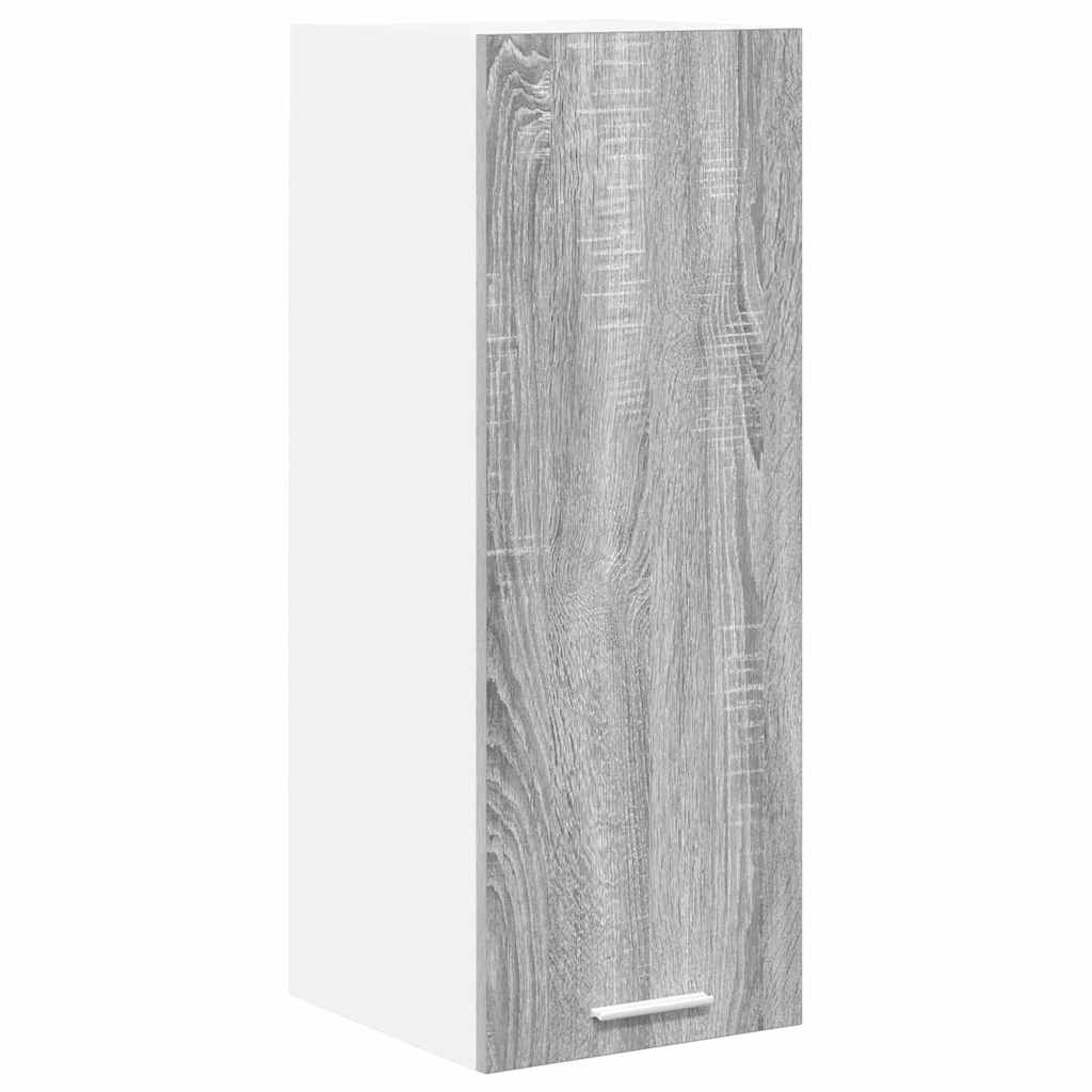 Dulap suspendat Riga 2 pcs Gri Sonoma si Alb 30 x 31 x 80 cm — imaginea 7