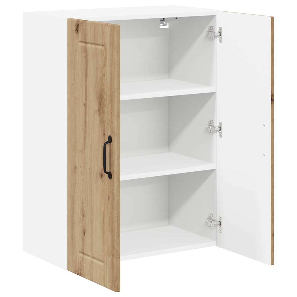 Dulap suspendat de bucatarie Stejar Artizanal 60 x 31 x 80 cm — imaginea 6