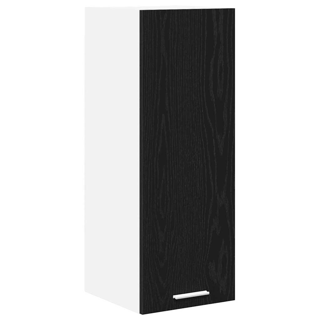 Dulap suspendat Riga 2 pcs Stejar negru si Alb 30 x 31 x 80 cm — imaginea 7