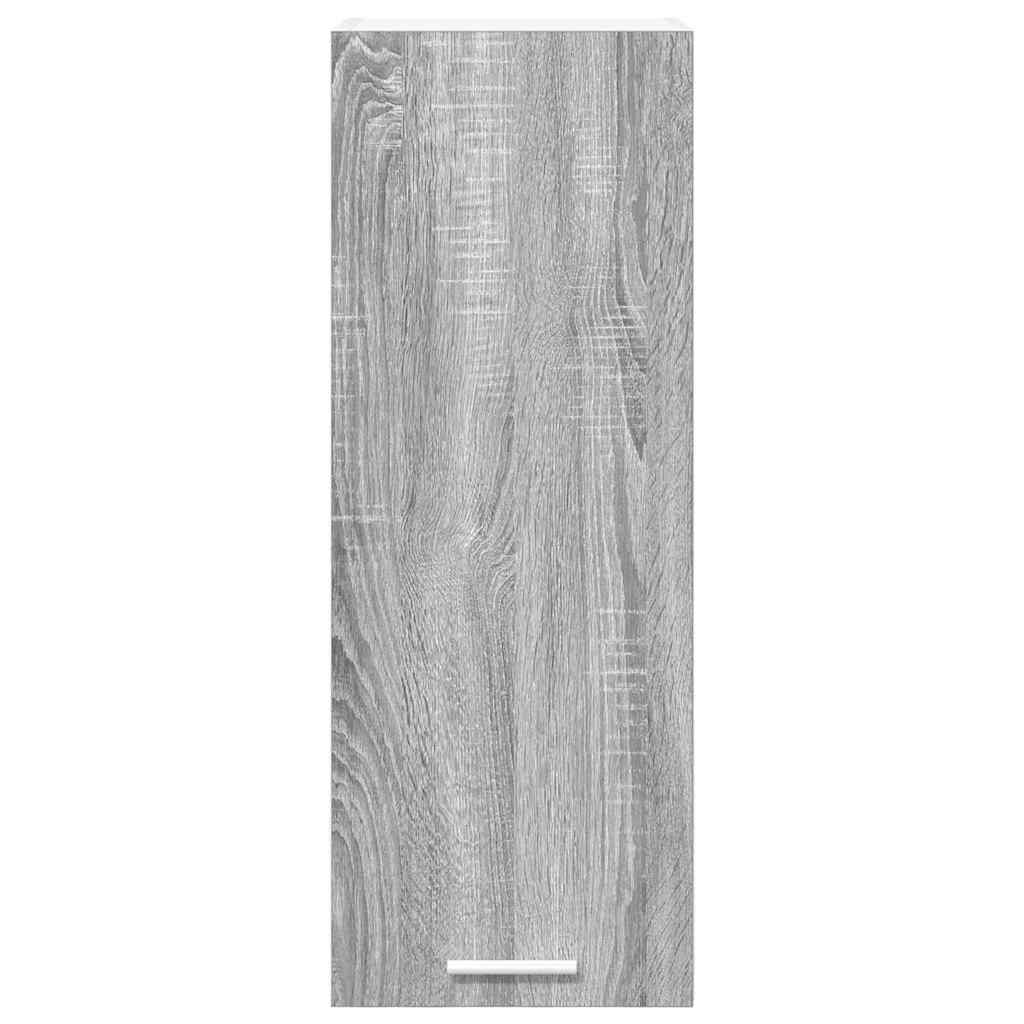Dulap suspendat Riga 2 pcs Gri Sonoma si Alb 30 x 31 x 80 cm — imaginea 8