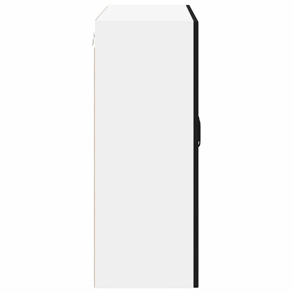 Dulap suspendat de bucatarie cu raft Negru 80 x 31 x 80 cm — imaginea 8