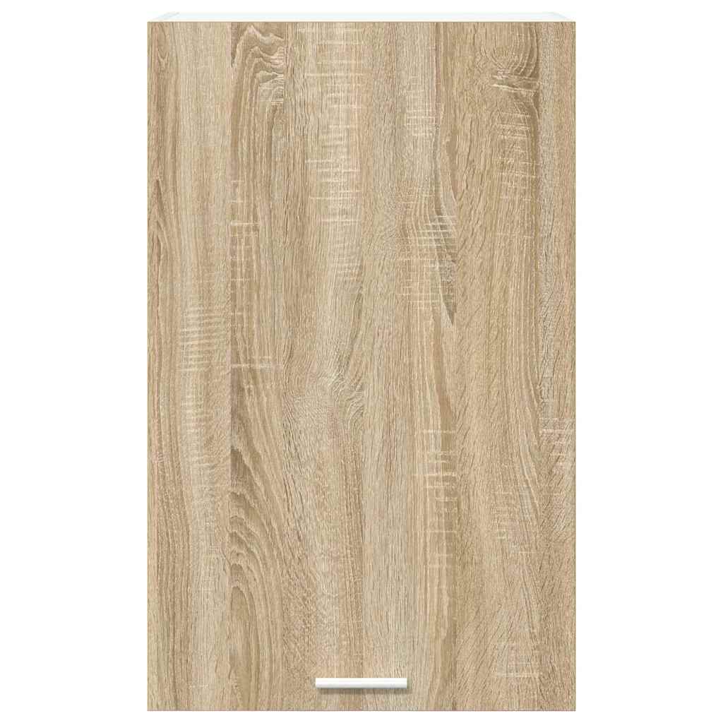 Dulap suspendat Riga Stejar Sonoma si Alb 50 x 31 x 80 cm — imaginea 7