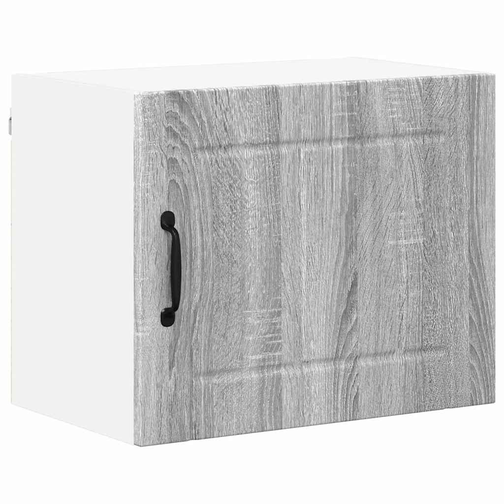 Dulap suspendat de bucatarie 2 pcs Gri Sonoma 50 x 31 x 40 cm — imaginea 6