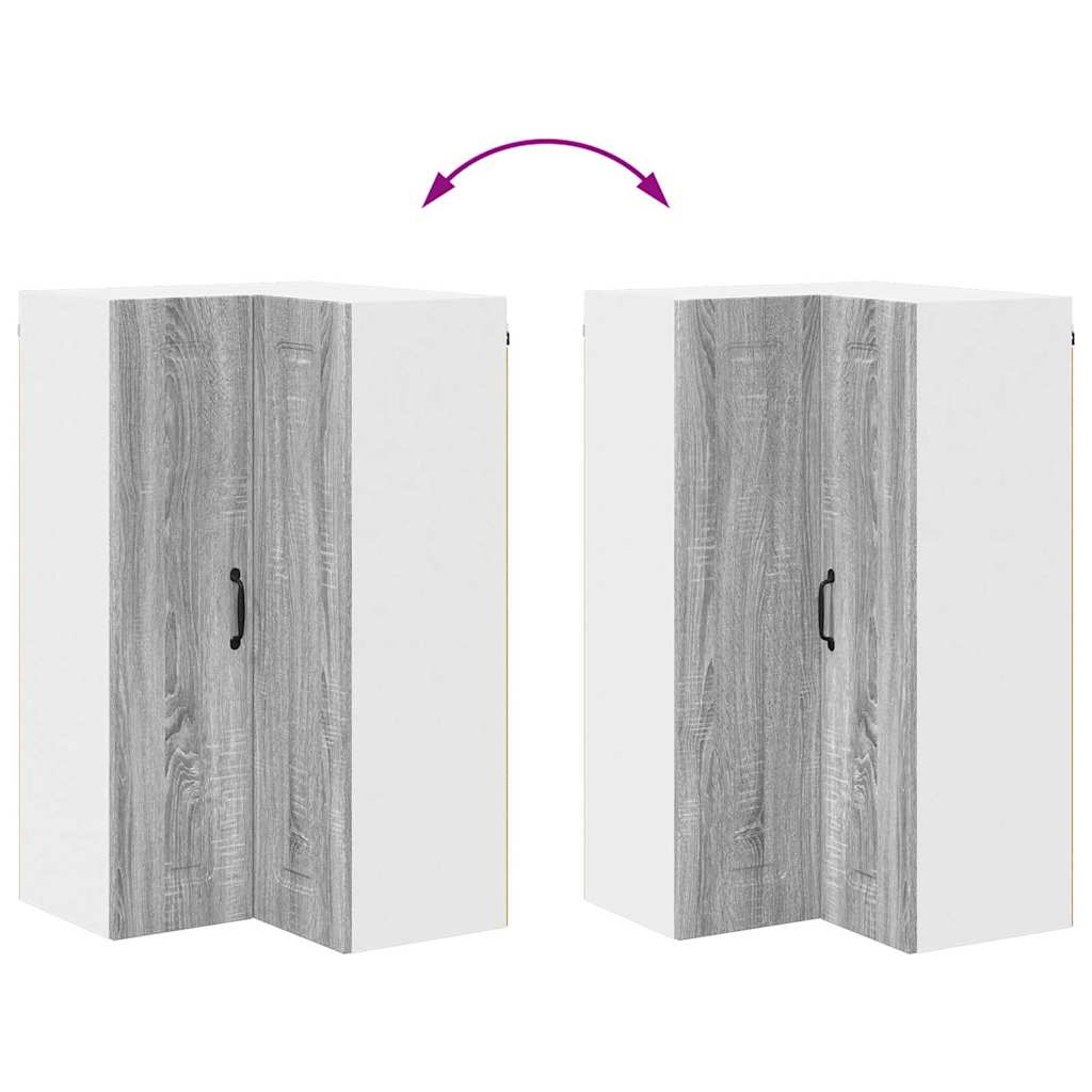 Dulap suspendat de bucatarie cu usa Gri Sonoma 57 x 57 x 100 cm — imaginea 12