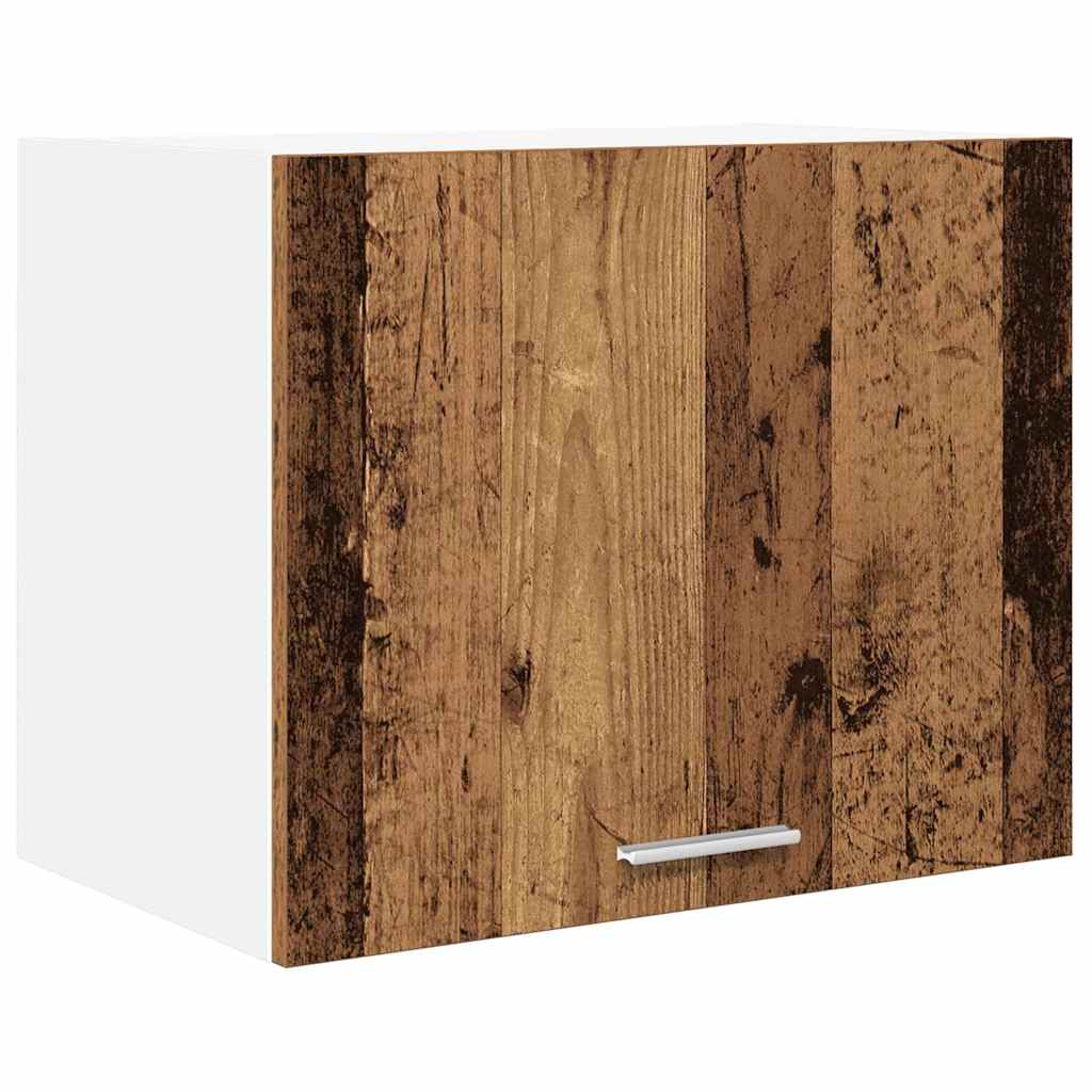 Dulap suspendat cu raft Riga Lemn vechi si Alb 50 x 31 x 40 cm