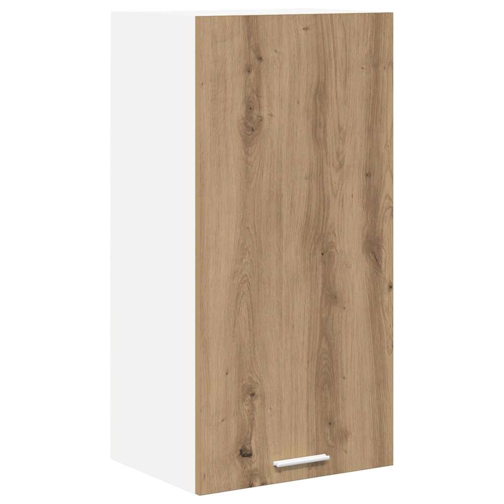 Dulap suspendat Riga Stejar Artisan si Alb 40 x 31 x 80 cm