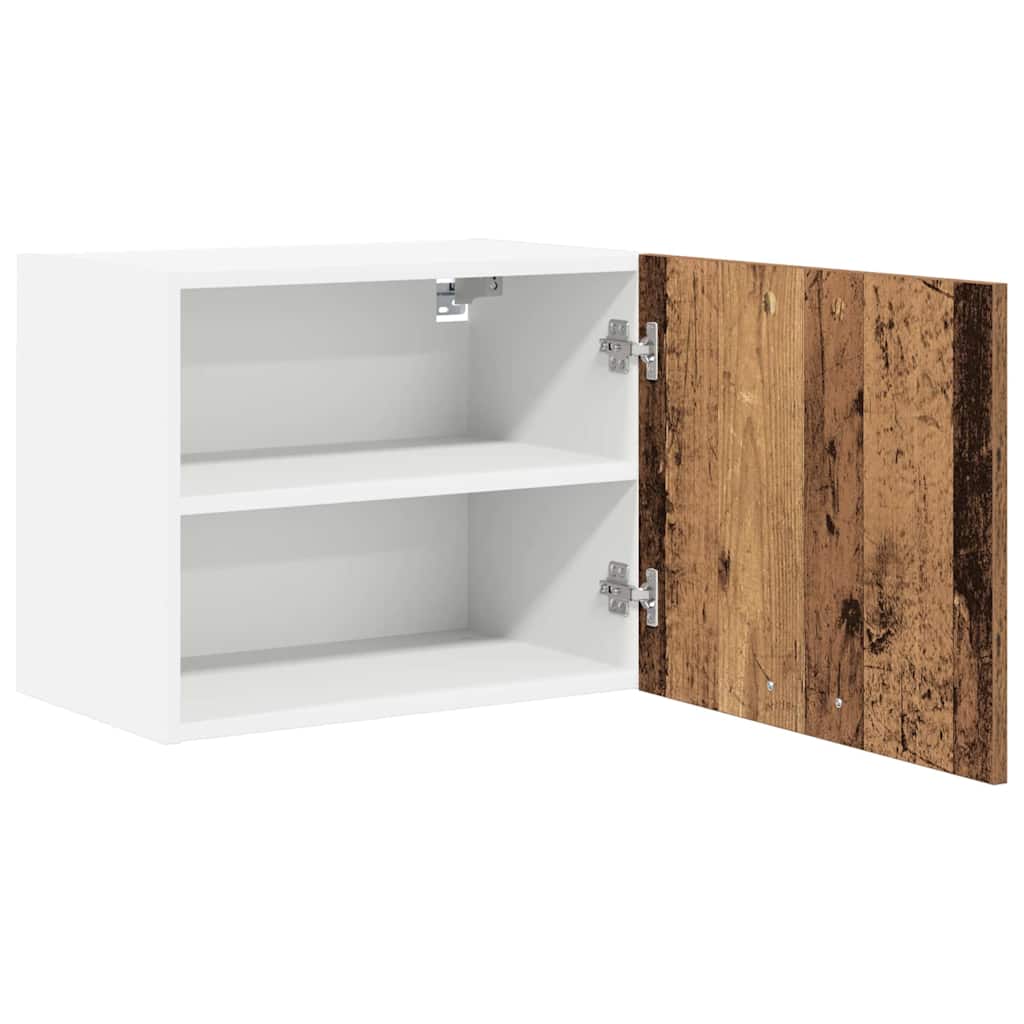 Dulap suspendat cu raft Riga Lemn vechi si Alb 50 x 31 x 40 cm — imaginea 6